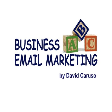 Email Marketing Presetation