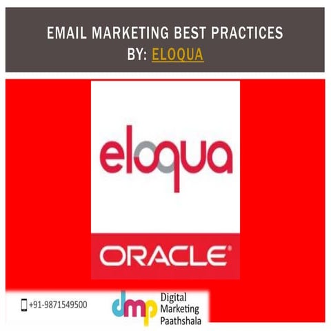 Email marketing stats   by oracle - digital marketing paathshala