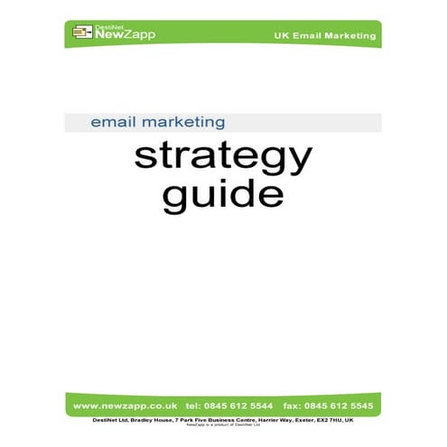 Email Marketing Strategy Guide
