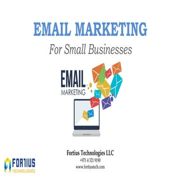 Email marketing tips by Fortius Technologies LLC