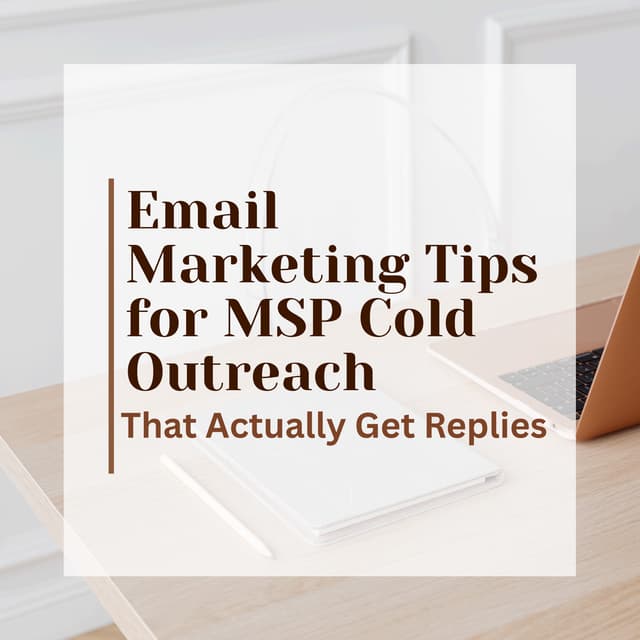 Email marketing tips for MSP cold outreach | PDF