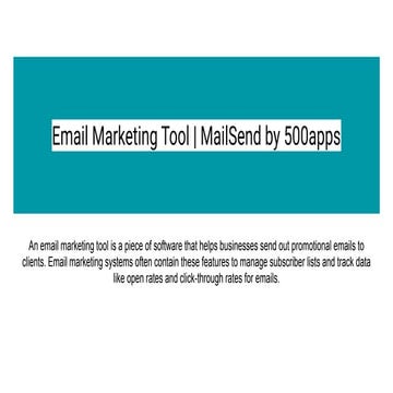 Email Marketing Tool _ MailSend by 500apps.pdf