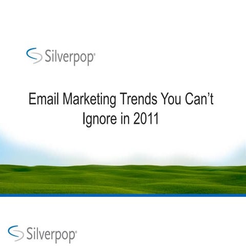 Email Marketing Trends 2011