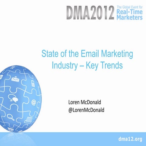 Email marketing trends state of the industry dma 2012 silverpop