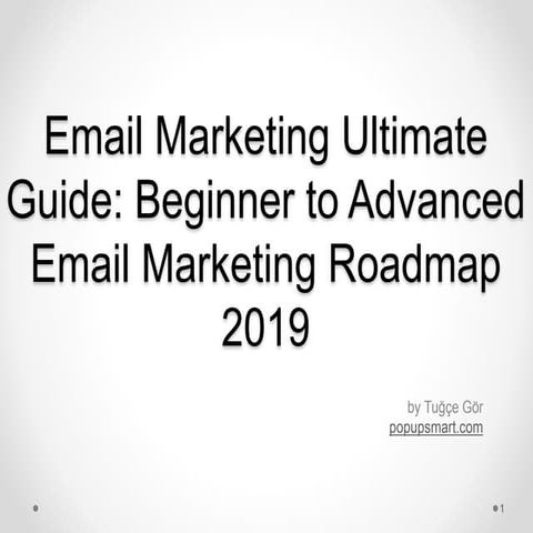 Email Marketing Ultimate Guide Beginner to Advanced: Email Marketing Roadmap ...