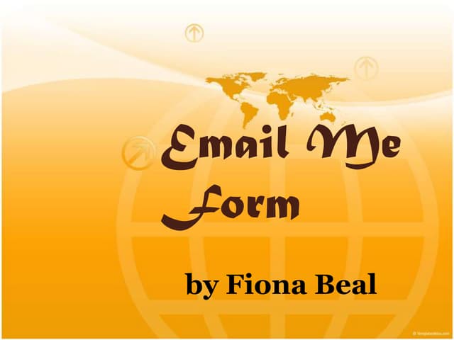 Email Me Form