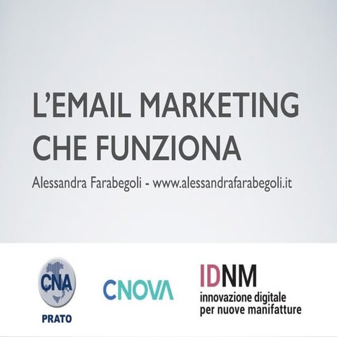 L'Email Marketing che funziona