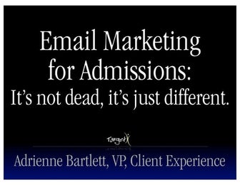 NEACAC 2010 Email Marketing for Admissions