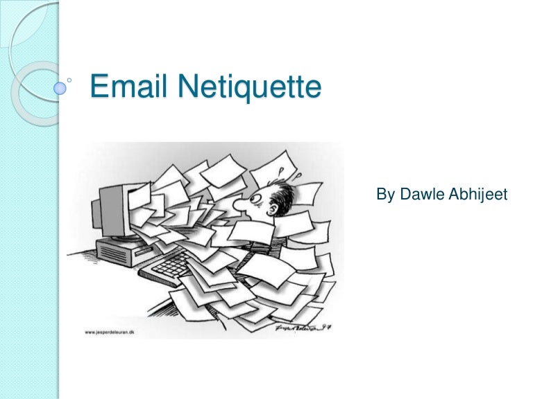Email netiquette
