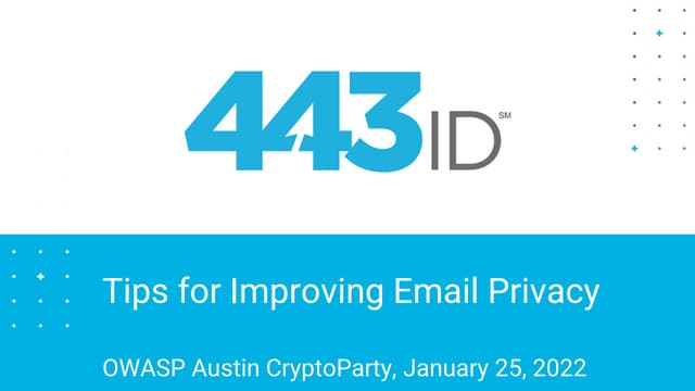 Email privacy