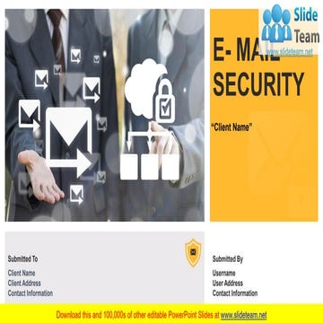 E Mail Security Proposal PowerPoint Presentation Slides