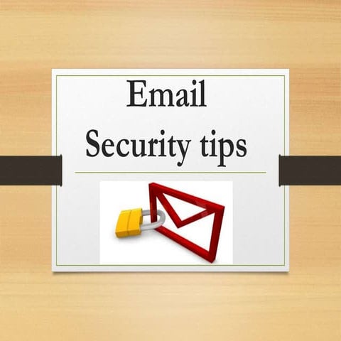 Email Security Tips