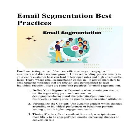 Email Segmentation Best Practices.docx