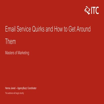 Email Service Quirks and How to Get Around Them