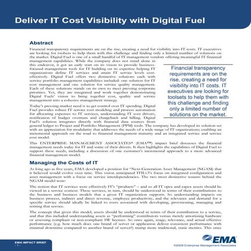 Digital Fuel IT Ema it cost_planning_mgt