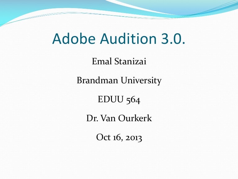 Adobe audition trial download
