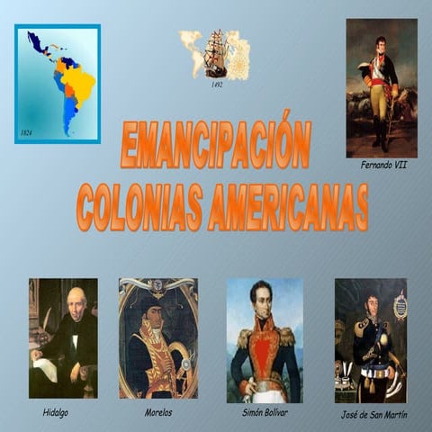 Independencia de las colonias americanas españolas