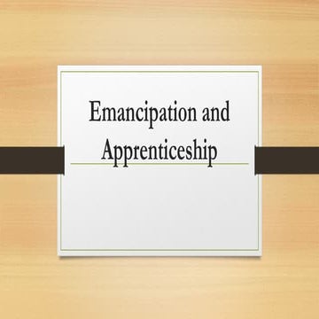 EMANCIPATION AND AMELIORATION IN THE CARIBBEAN