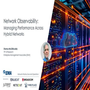 Network Observability: Managing Performance Across Hybrid Networks