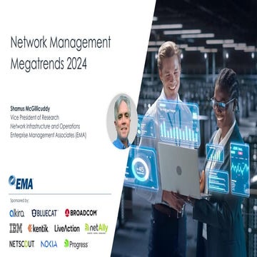 Network Management Megatrends 2024: Skills Gaps, Hybrid and Multi-Cloud, SASE...
