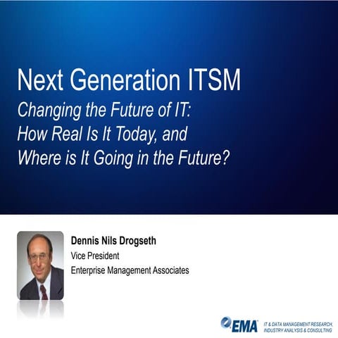 Next-Generation IT Service Management: Changing the Future of IT