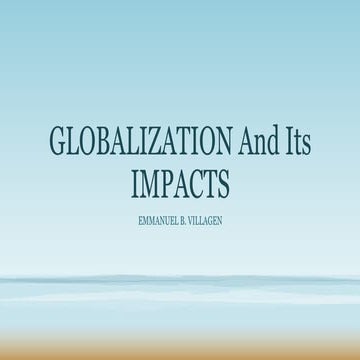 EMANOKS GLOBALIZATION and its impact in education