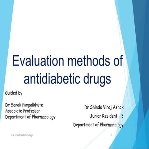 Em antidiabetic drugs