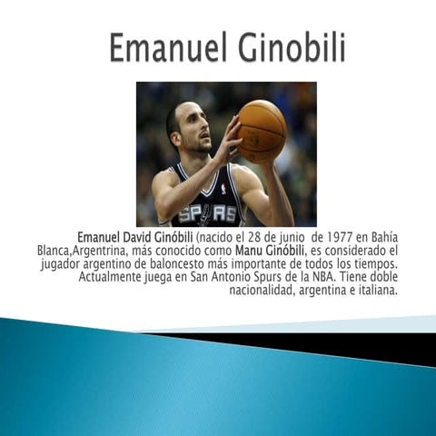 Emanuel ginobili rodriguez