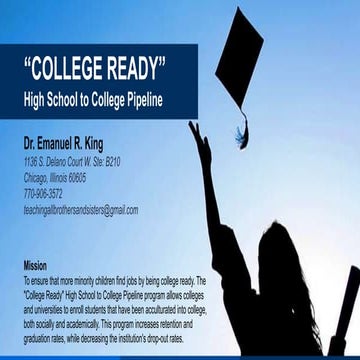 Reducing college drop-out rates 
