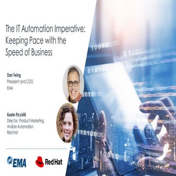 The IT Automation Imperative: Keeping Pace with the Speed of Business
