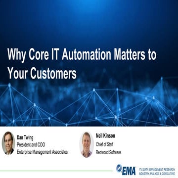 Why Core IT Automation Matters to Your Customers 