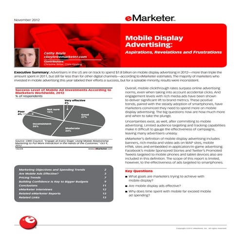 E marketer mobile_display_advertising-aspirations_revelations_and_frustrations