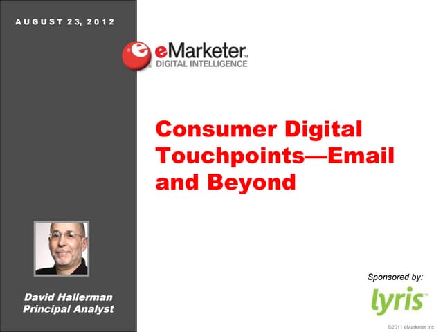 eMarketer Webinar: Consumer Digital...