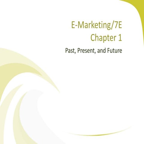 E marketing ch 1