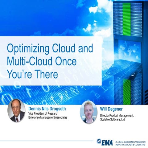 Optimizing Cloud and Multi-Cloud Once You’re There: Solutions to the Toughest...