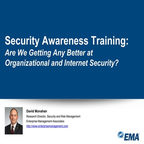 Security Awareness Training: Are We Getting Any Better at Organizational and ...