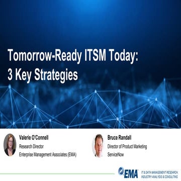 Tomorrow-Ready ITSM Today: 3 Key Strategies