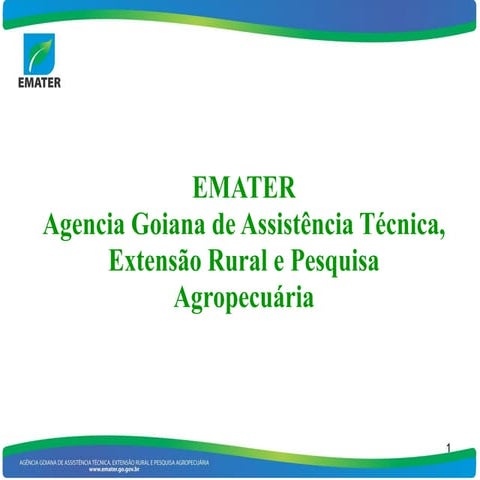 Extensão rural | PPTX