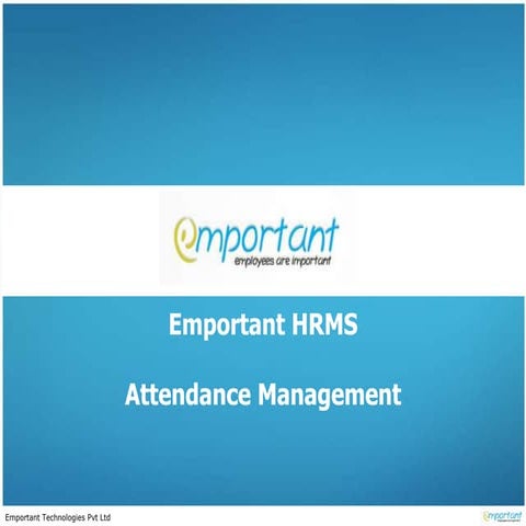 Em attendance management tour 02