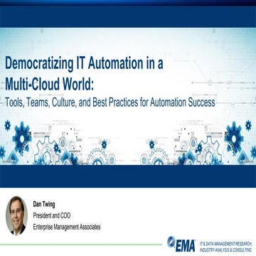Democratizing IT Automation in a Multi-Cloud World