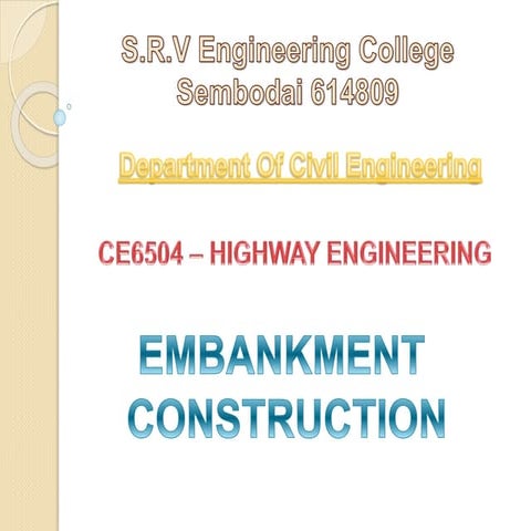 Embankment