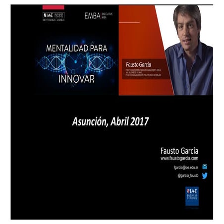 Mentalidad para Innovar