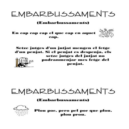 Embarbussaments llengua catalana