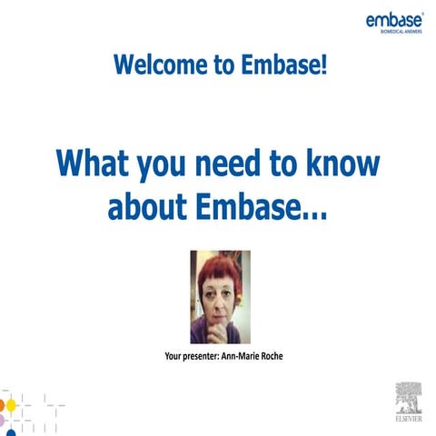 Embase database searching | PPTX