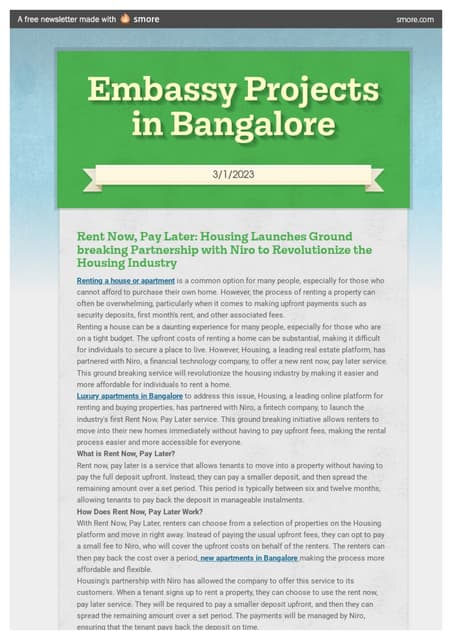 Embassyprojectsindia