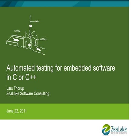 Automated Testing for Embedded Software in C or C++ | PPT