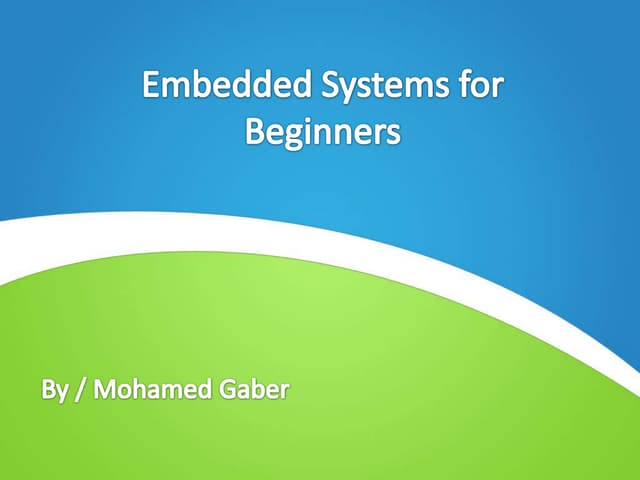 embedded-systems-for-beginners