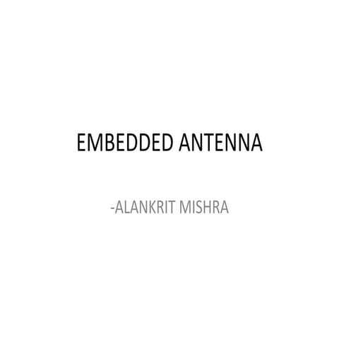 Embedded antenna