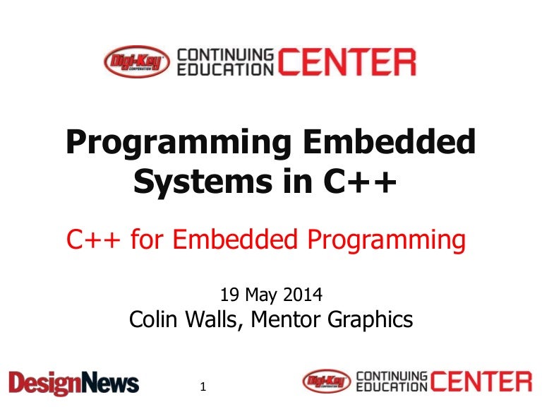 C++ for Embedded Programming