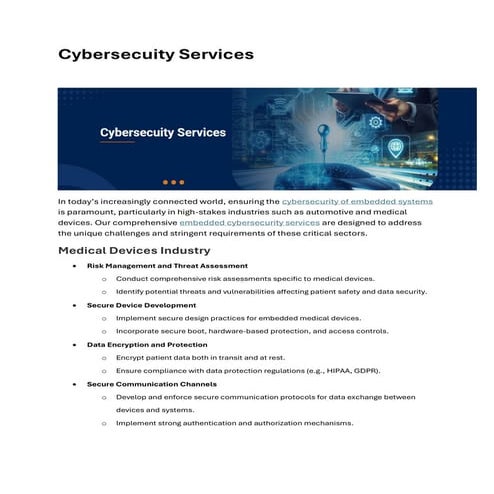 Strengthening Embedded Cybersecurity: Safeguarding Modern Systems